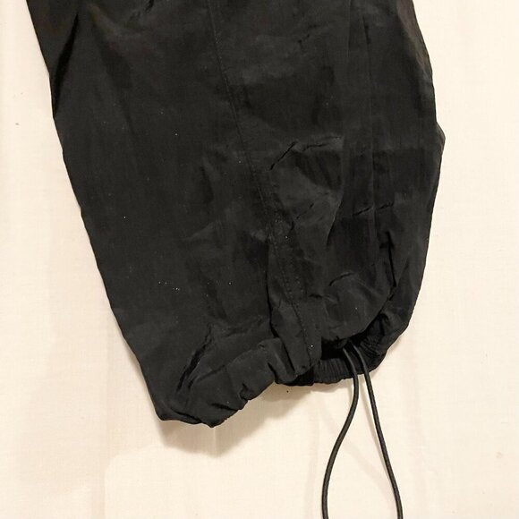 Bluenotes Denim Parachute Pants Black Nylon Womens Size Small - Picture 16 of 16
